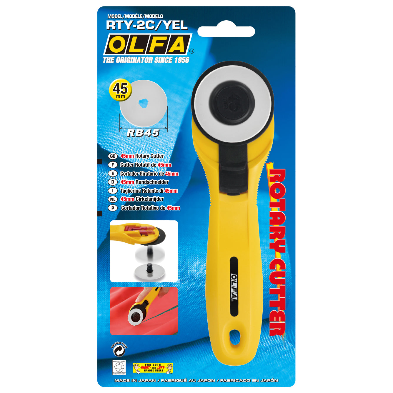 Olfa Rotary Cutter 45mm – Sewing Machines UK