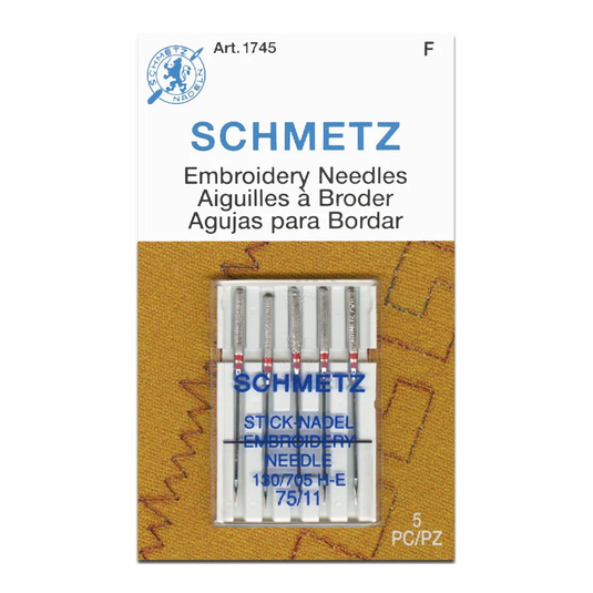 Schmetz Embroidery Domestic Embroidery Machine Needles