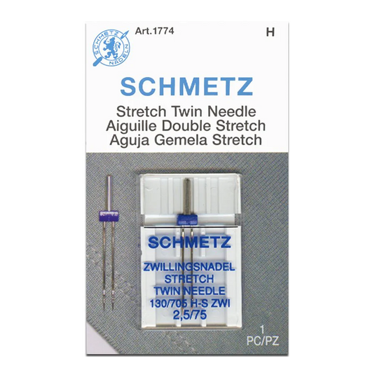 Schmetz Stretch Twin Needle Domestic Sewing Machine Needles