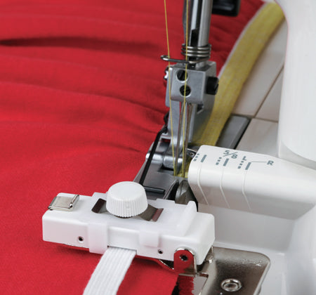 Load image into Gallery viewer, Janome Elastic Gathering Attachment for Overlockers
