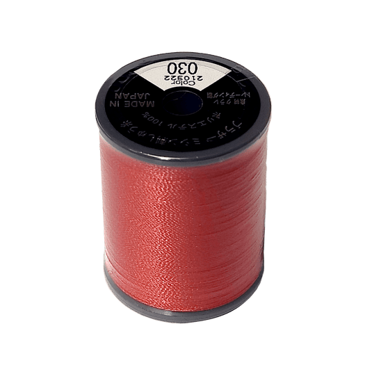Brother Satin Embroidery Thread 300m Col.030 - Vermillion
