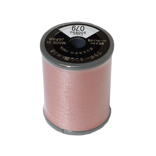 Brother Satin Embroidery Thread 300m Col.079 - Salmon Pink