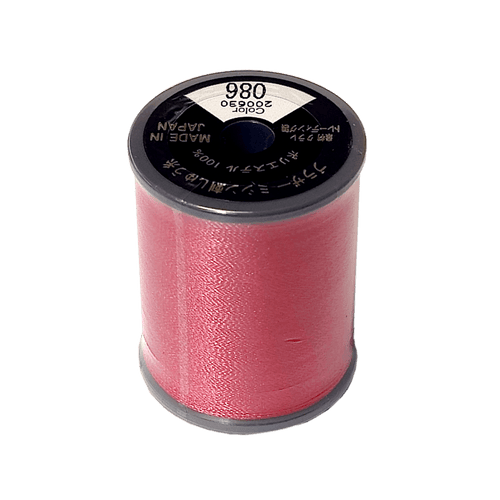 Brother Satin Embroidery Thread 300m Col.086 - Deep Rose