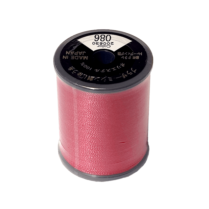 Brother Satin Embroidery Thread 300m Col.086 - Deep Rose