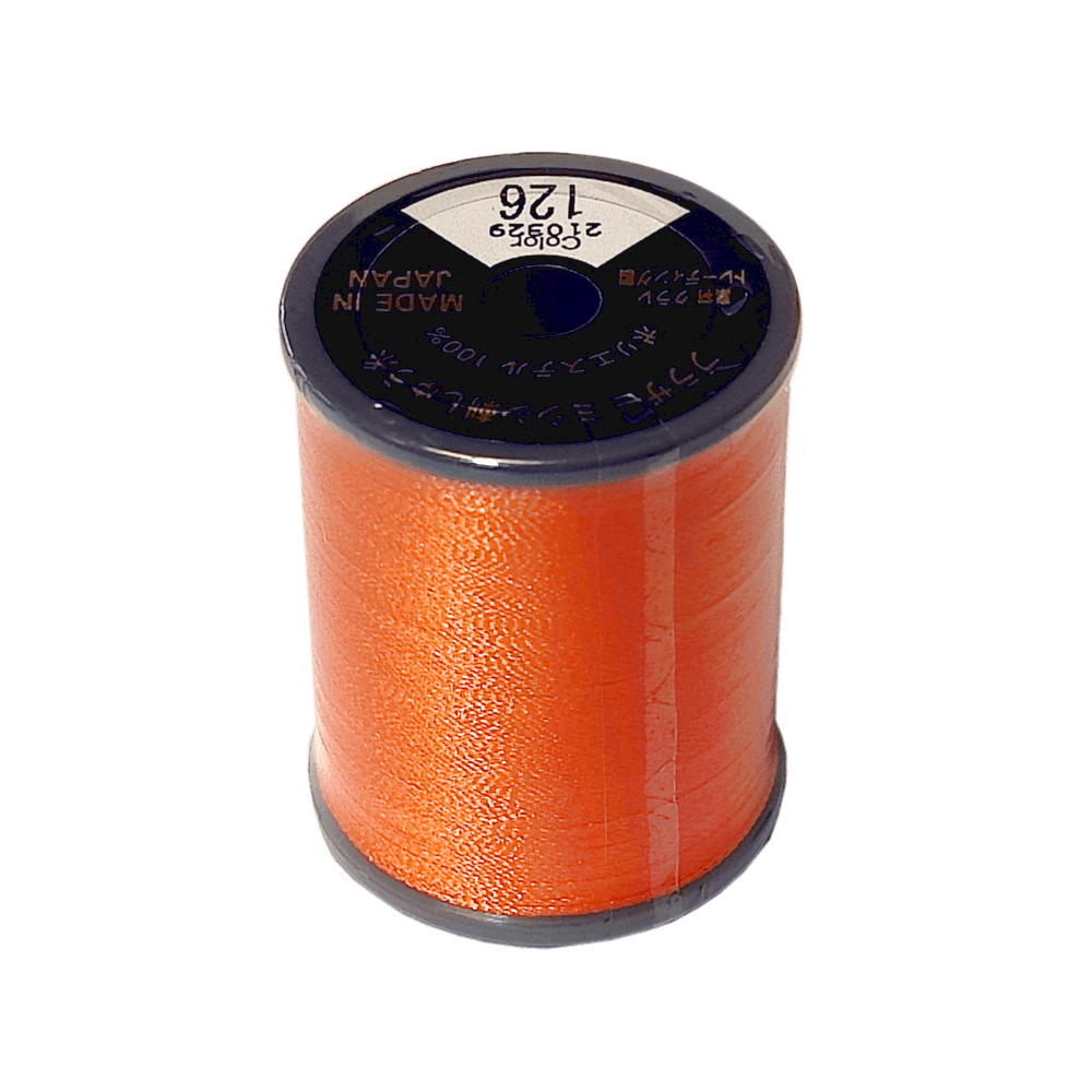 1124 Thread Brother Satin Embroidery Thread 300m Col.ET-126 - Pumpkin – Sewing ...