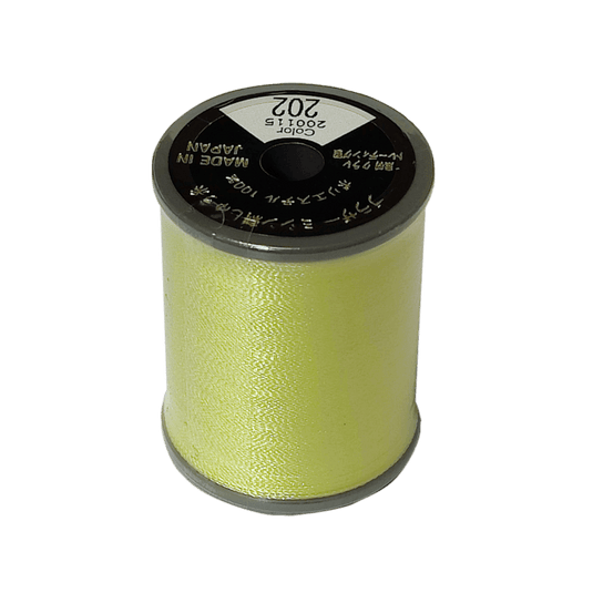 Brother Satin Embroidery Thread 300m Col.202 - Lemon