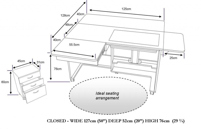 Load image into Gallery viewer, Horn Cabinet - Quilter&#39;s Delight Mk2 
