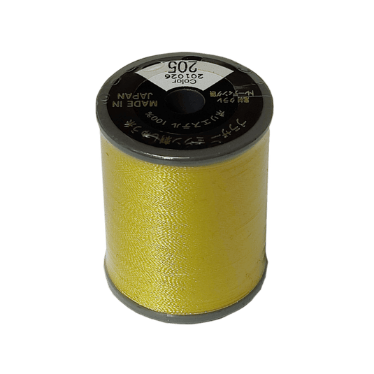Brother Satin Embroidery Thread 300m Col.205 - Yellow