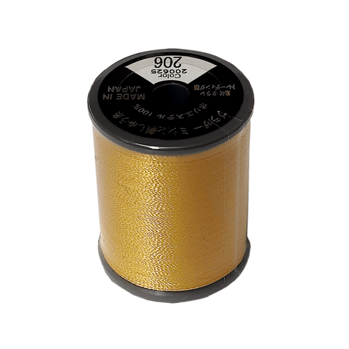 Brother Satin Embroidery Thread 300m Col.206 - Harvest Gold