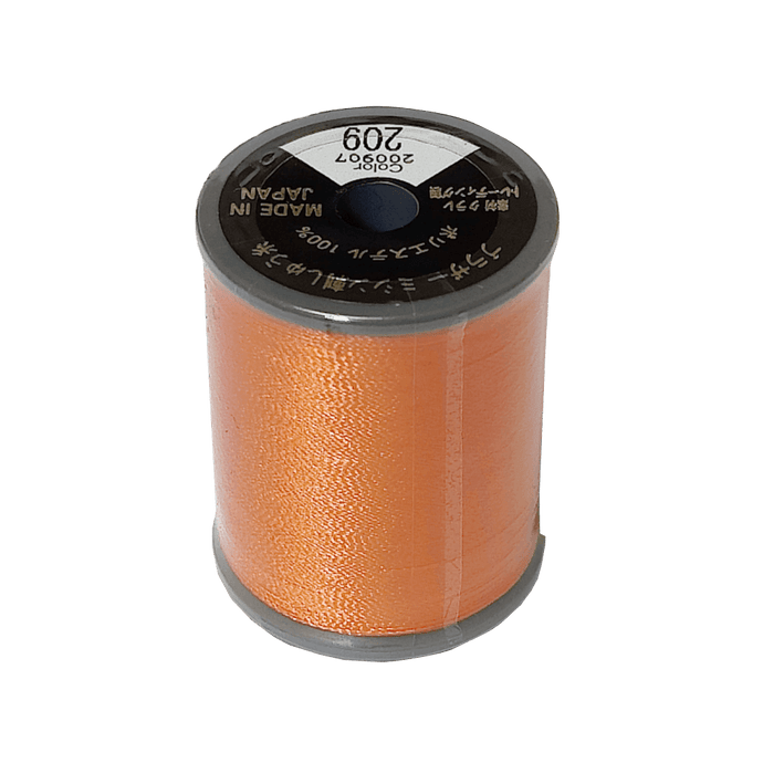 Brother Satin Embroidery Thread 300m Col.209 - Tangerine