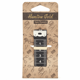 Hemline Gold Tape Measure: 150cm/60in