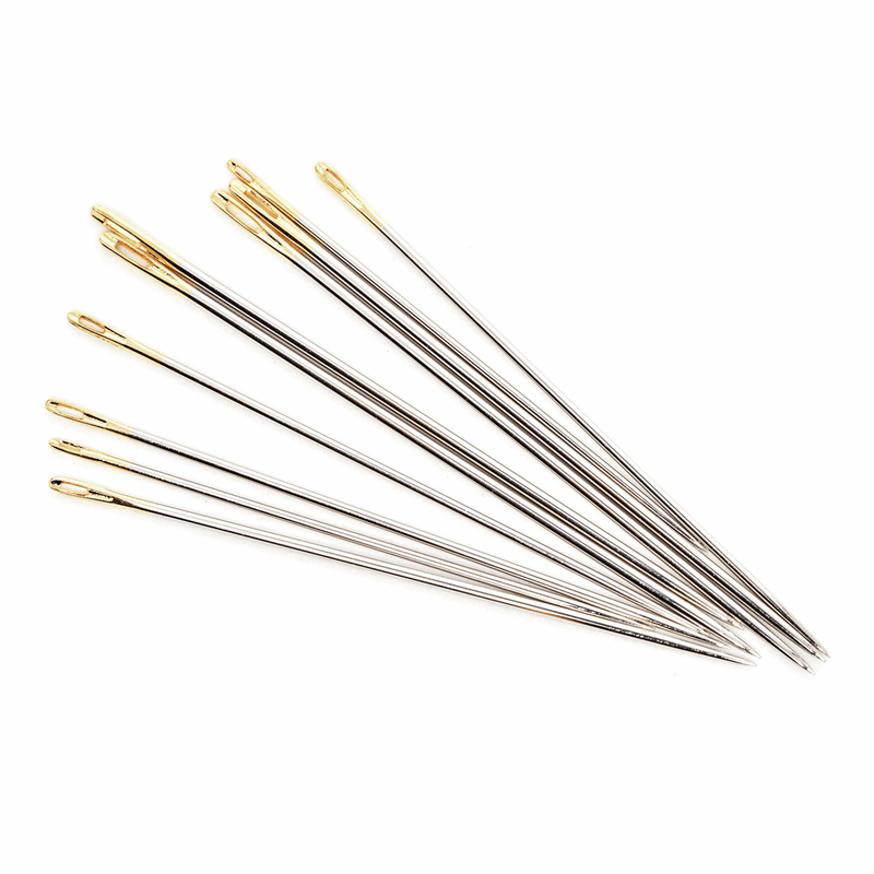 Load image into Gallery viewer, Hemline Gold Hand Sewing Needles: Premium: Sharps: Sizes 5-10
