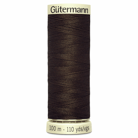 Gutermann Sew All Thread 100m shade 406 brown