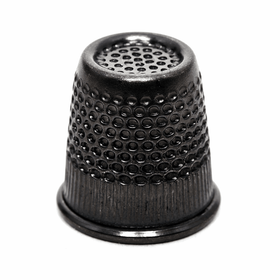Hemline Gold Thimble: Premium Quality: Medium: Black