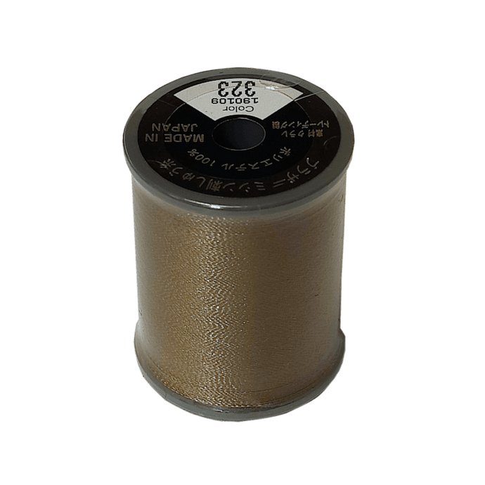 Brother Satin Embroidery Thread 300m Col.323 - Light Brown