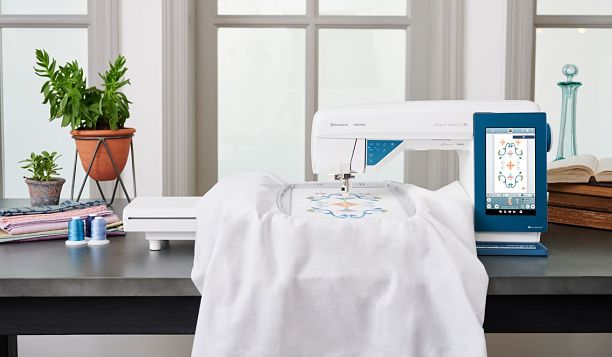 Load image into Gallery viewer, Husqvarna Designer Sapphire 85 Sewing, Quilting &amp; Embroidery
