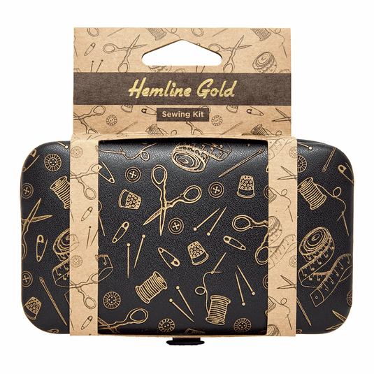 Hemline Gold Sewing Kit: Hemline Gold Notions Print