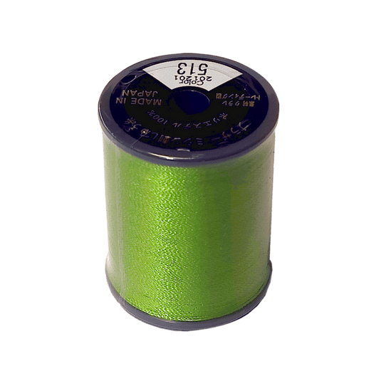 Brother Satin Embroidery Thread 300m Col.513 - Lime Green