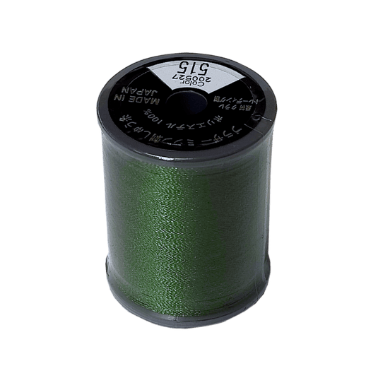 Brother Satin Embroidery Thread 300m Col.515 - Moss Green