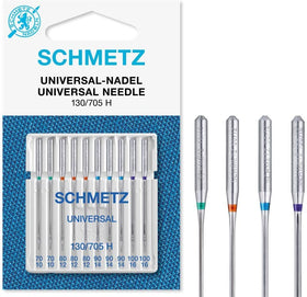 Schmetz Universal Domestic Sewing Machine Needles - 10 Pack