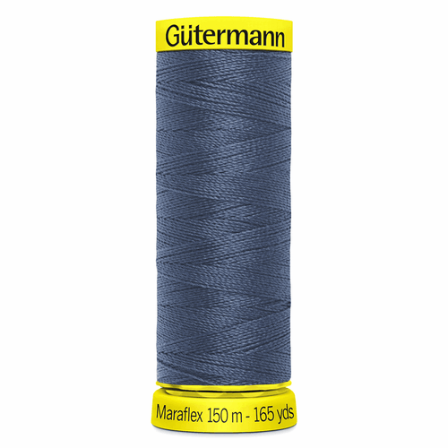 Gütermann Maraflex Stretch Thread 150m Blue Grey 