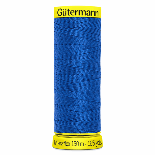 Gütermann Maraflex Stretch Thread 150m Electric Blue