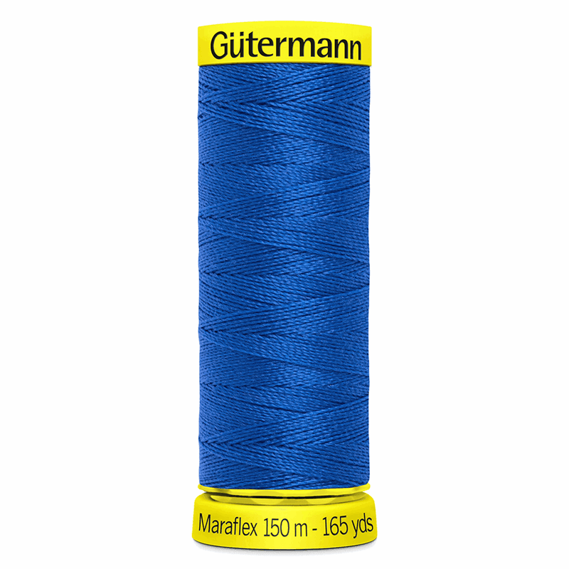 Load image into Gallery viewer, Gütermann Maraflex Stretch Thread 150m Electric Blue
