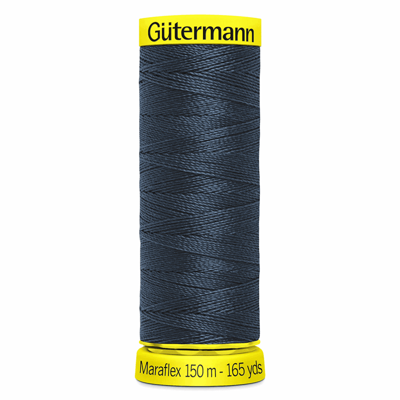 Load image into Gallery viewer, Gütermann Maraflex Stretch Thread 150m Dark Denim 
