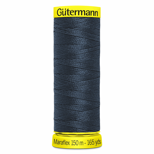 Gütermann Maraflex Stretch Thread 150m Dark Denim 