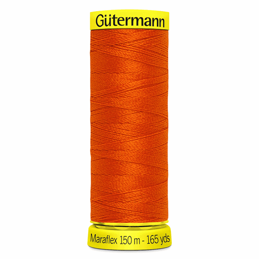 Gütermann Maraflex Stretch Thread 150m Dark Orange 