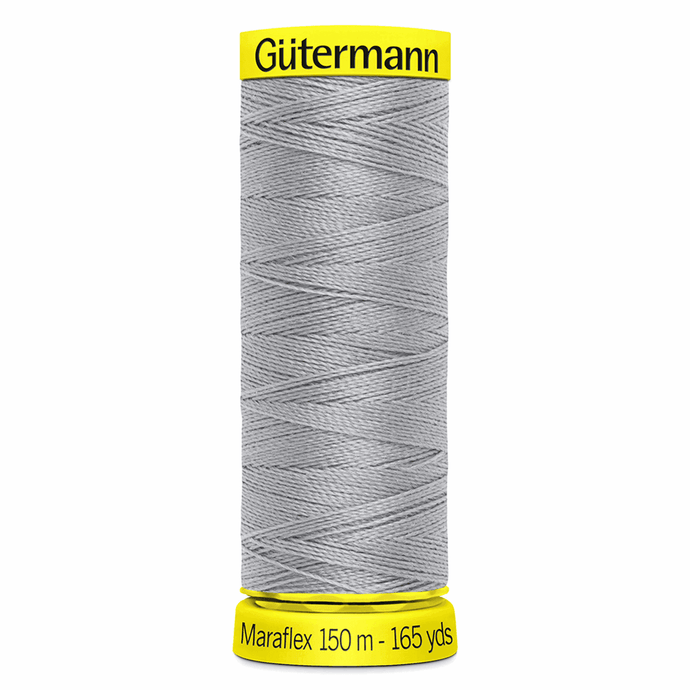 Gütermann Maraflex Stretch Thread 150m Mid Silver