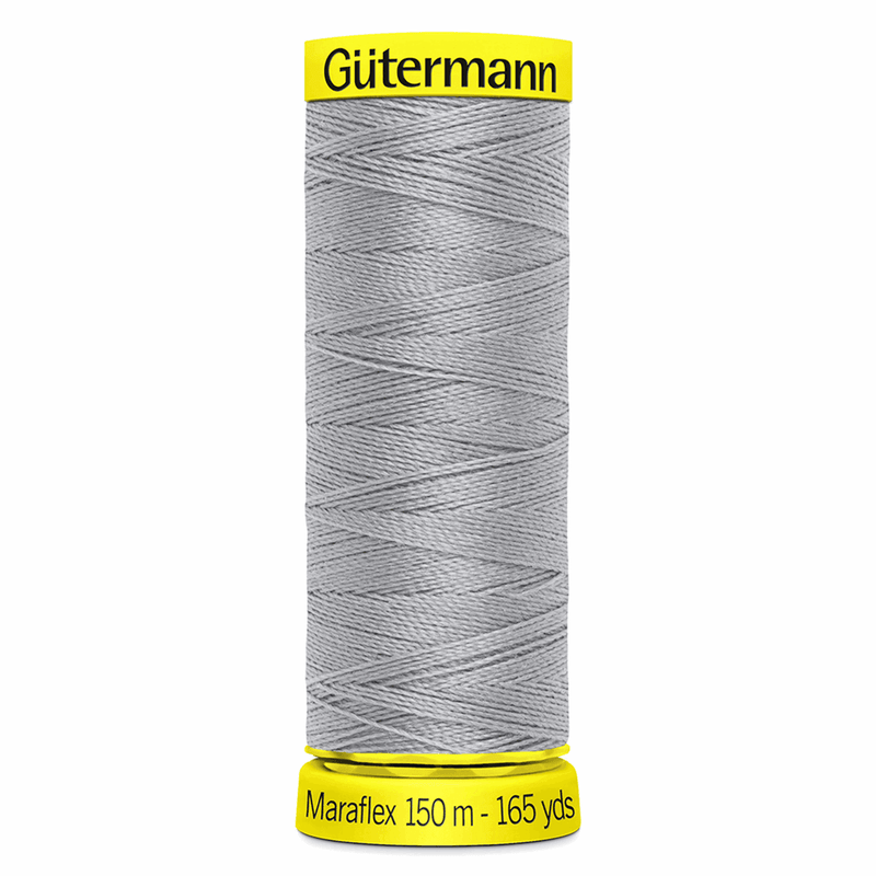 Load image into Gallery viewer, Gütermann Maraflex Stretch Thread 150m Mid Silver

