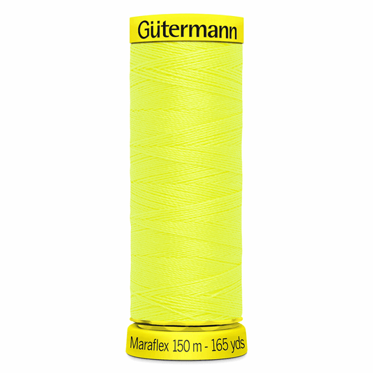 Gütermann Maraflex Stretch Thread 150m Neon Yellow 
