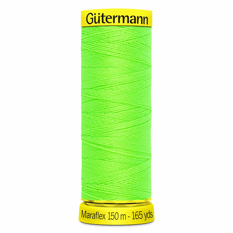 Load image into Gallery viewer, Gütermann Maraflex Stretch Thread 150m Neon Green
