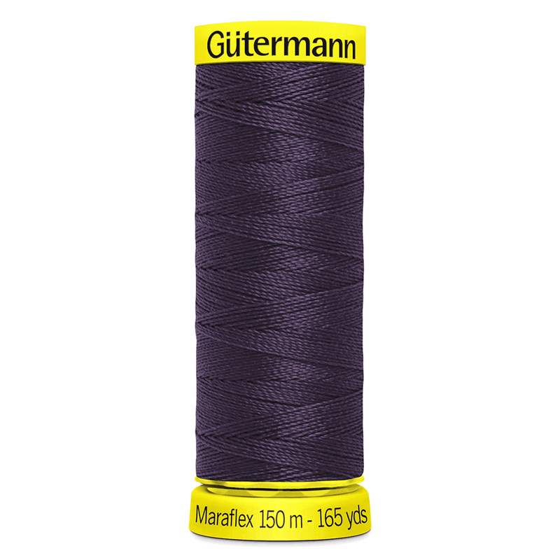Load image into Gallery viewer, Gütermann Maraflex Stretch Thread 150m Aubergine
