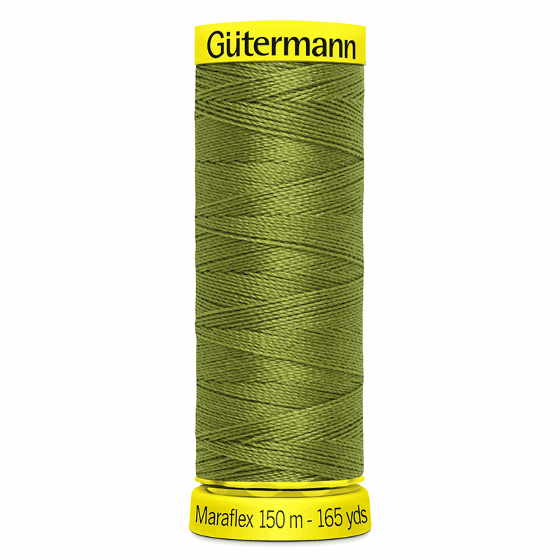Load image into Gallery viewer, Gütermann Maraflex Stretch Thread 150m Moss Green 

