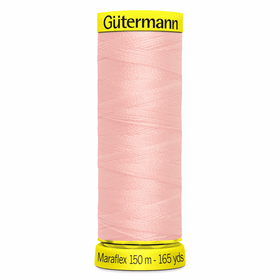 Gütermann Maraflex Stretch Thread 150m Powder Pink 