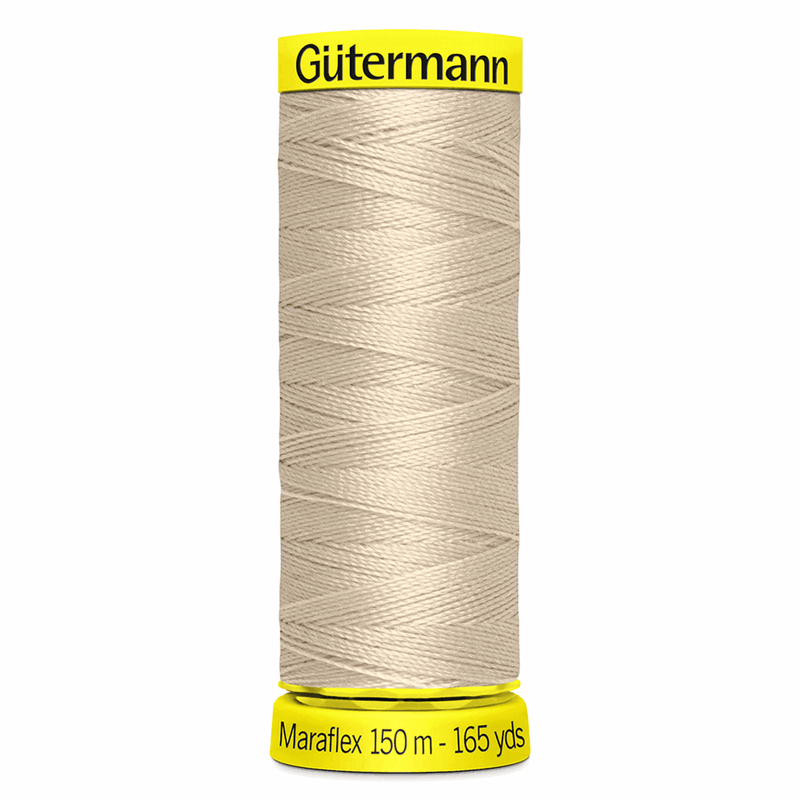 Load image into Gallery viewer, Gütermann Maraflex Stretch Thread 150m Natural 
