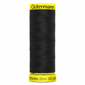 Gütermann Maraflex Stretch Thread 150m Black 