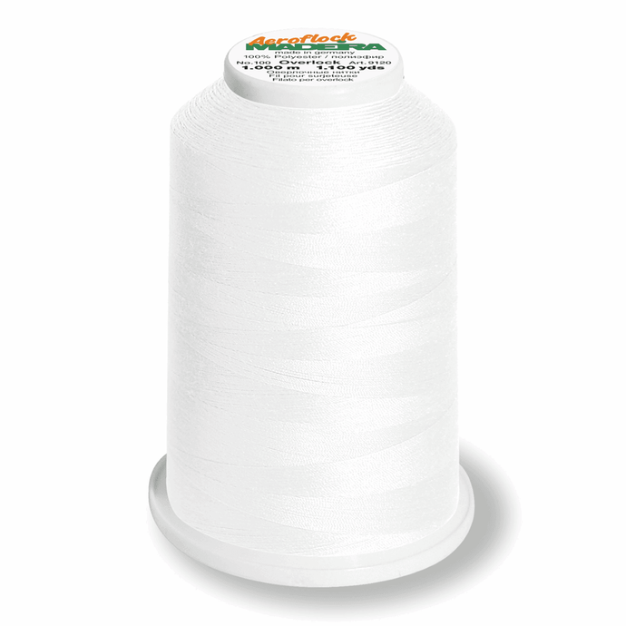 Madeira Aeroflock 8010 White: 1000m 