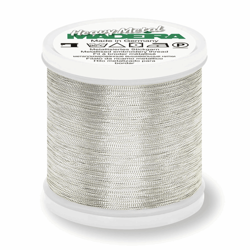 Madeira Heavy Metal 6030 Silver 200m - Embroidery Thread