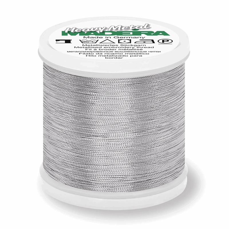 Load image into Gallery viewer, Madeira Heavy Metal 6031 Titanium 200m - Embroidery Thread
