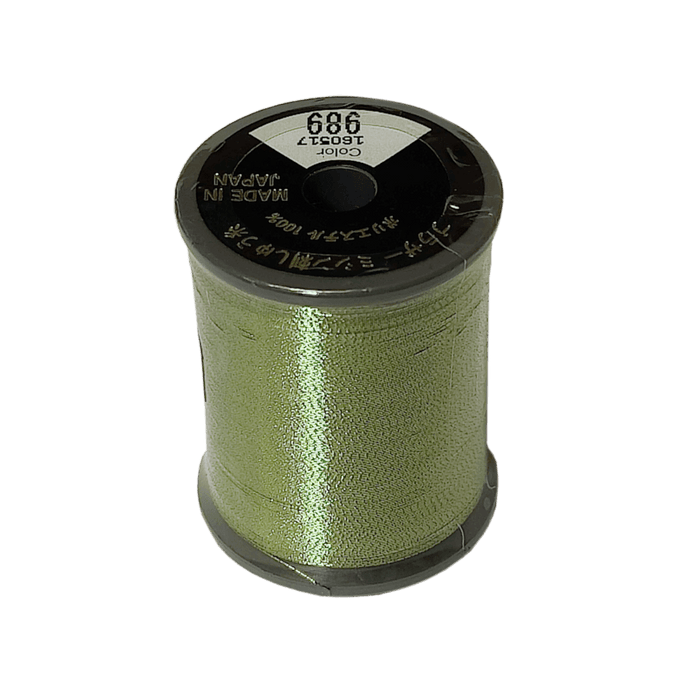 Brother Metallic Embroidery Thread 300m Col.989 - Fresh Green