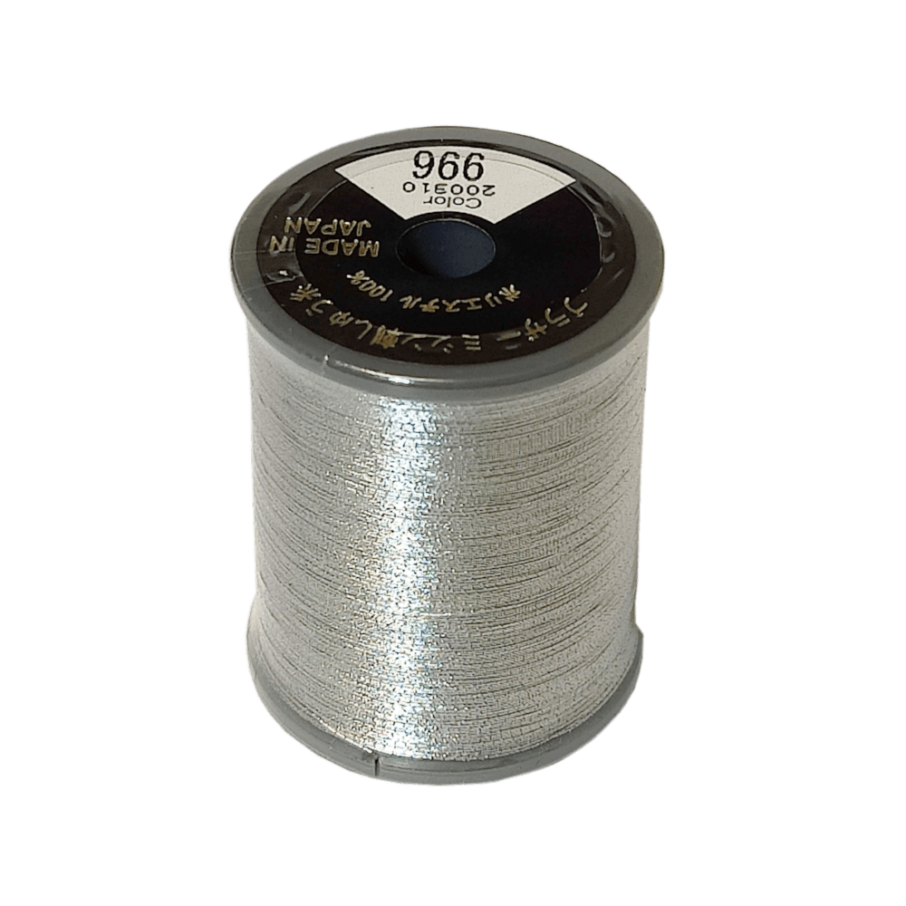 Brother Metallic Embroidery Thread 300m Col.996 - Aluminum – Sewing ...