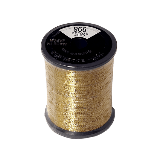 Brother Metallic Embroidery Thread 300m Col.998 - Deep Gold