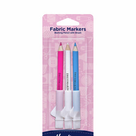 Fabric marker pencil pack of three