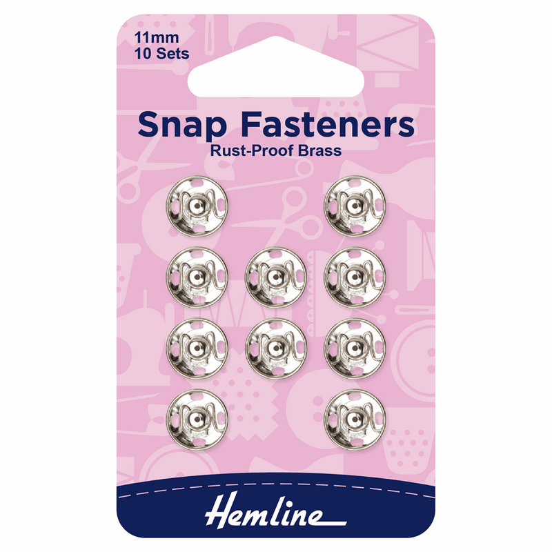 Load image into Gallery viewer, Snap Fasteners 11mm Nickel 
