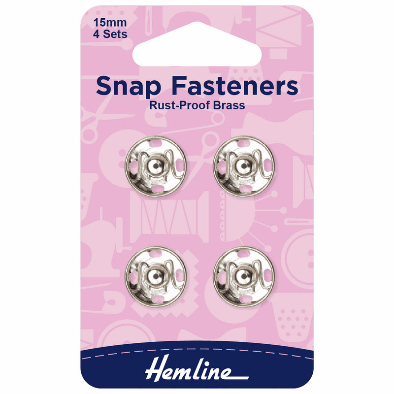 Load image into Gallery viewer, Snap Fasteners 15mm Nickel
