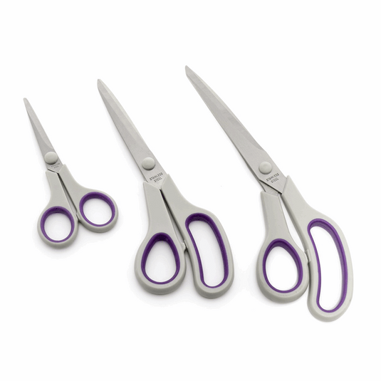 Scissor Set - 3 Piece - Purple/Grey