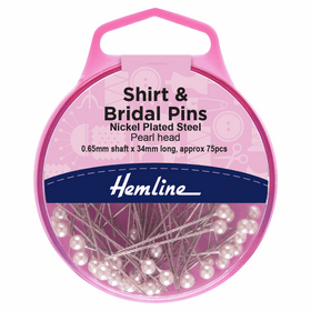 Pins: Shirt and Bridal: 34mm: Nickel
